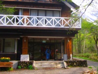 西糸屋山荘の玄関